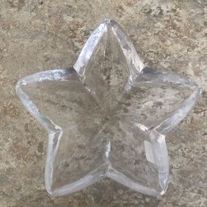 NWT Simon Pearce Glass Star Candy Trinket Dish